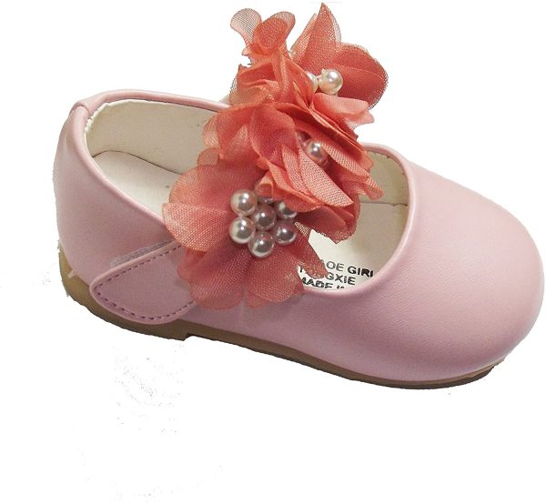 Cinda Baby Girls Flower Shoes - Image 3