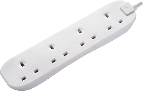 BFG5-MP Four Socket Extension Lead, 5 Metre, 13 Amp, White - Image 5