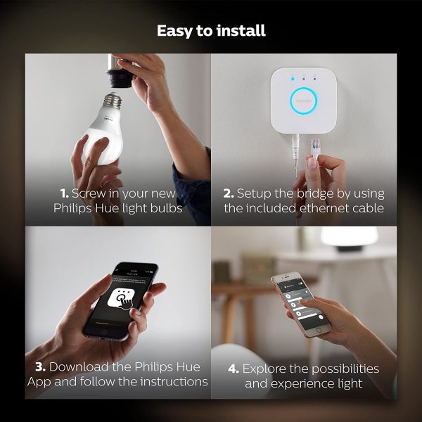 Philips Hue Smart Wireless Dimmer Switch V2 (Installation-Free, Exclusive for Philips Hue Lights) - Image 3