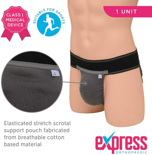 Express Orthopaedic? - Medically Approved Scrotal Support/Athletic Supporter Jockstrap For Hernia, Hydrocele, Post Surgery & Sports - Image 3