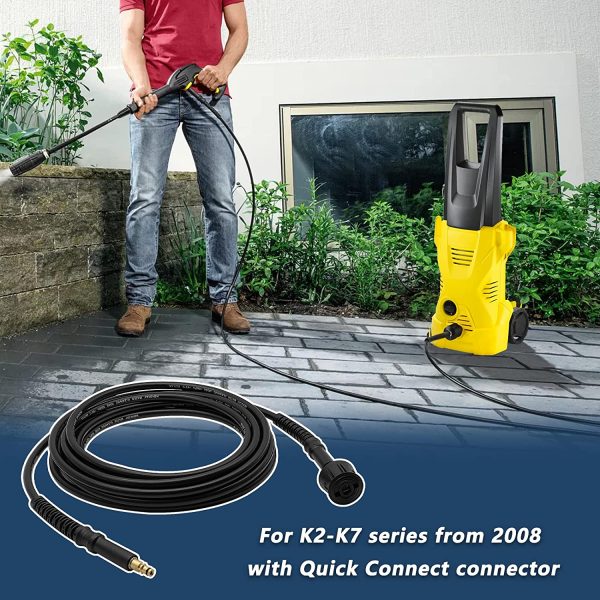 K?rcher High Pressure Hose Extension 10M (for Quick Connect models) For Karcher K2 K3 K4 K5 K6 K7 - Image 6