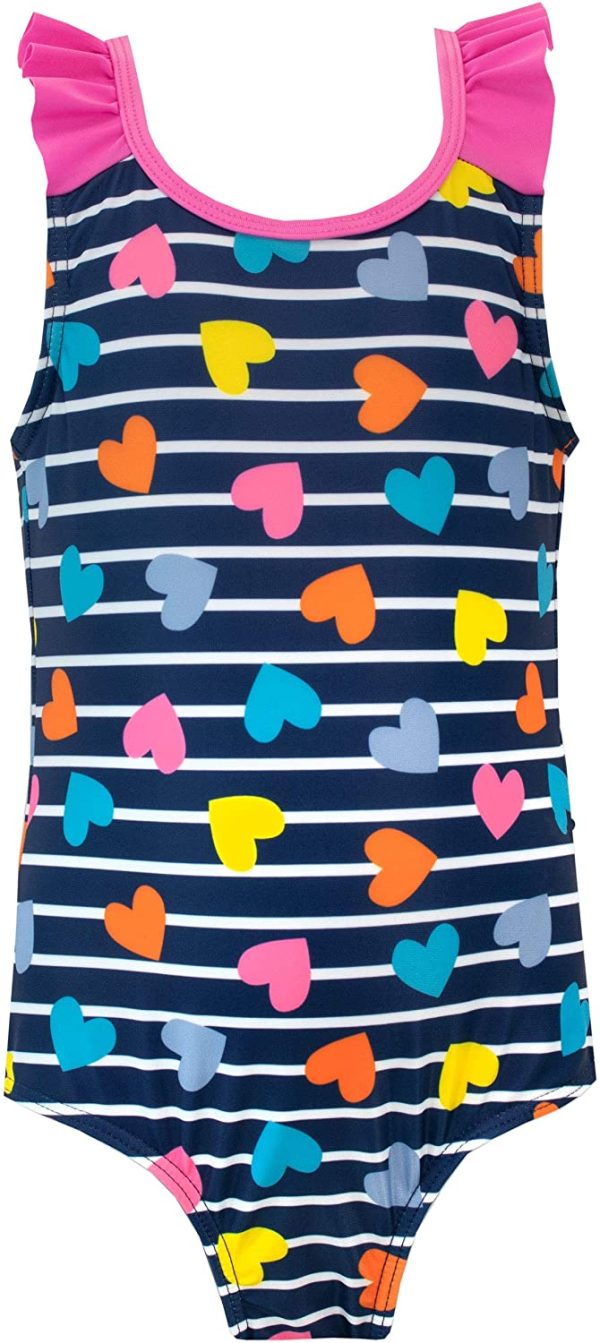 Harry Bear Girls Hearts Swimsuit - Image 2