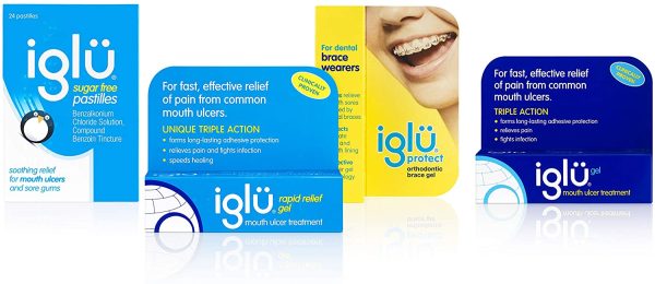 Iglu Rapid Relief Gel Mouth Ulcer Treatment to Relieve Pain, Fight Infection and Speed Healing, 8g - Image 3