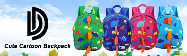 dinosaur backpack with reins