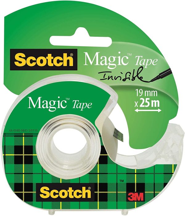 Magic Tape with Dispensered Roll, 19mm x 25m - Image 3