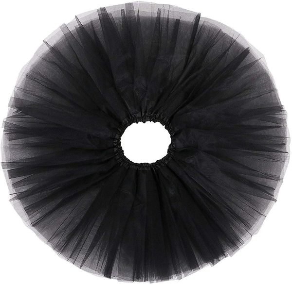 Ksnnrsng Women's Teen Adult Classic Elastic 3 or 5 Layered Tulle Tutu Skirt for Dress-up Parties Dancing - Image 3