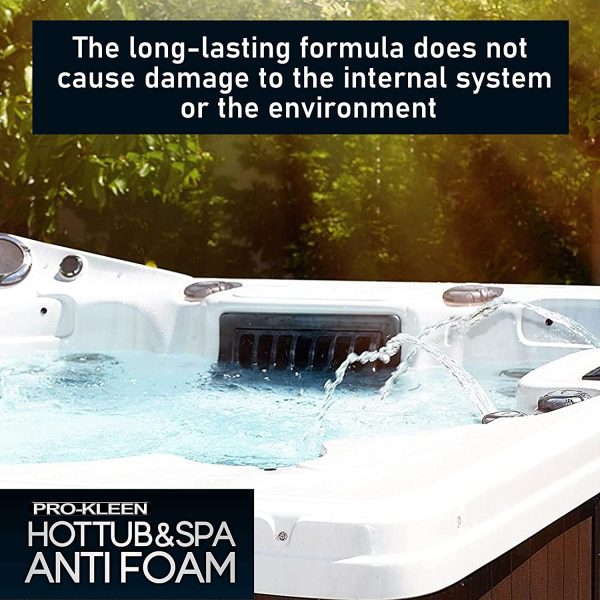 Pro-Kleen Hot Tub & Spa Anti Foam 1L - Defoams Hot Tubs & Spas - Suitable for all Hot Tubs & Spas - Easy To Use - Image 4