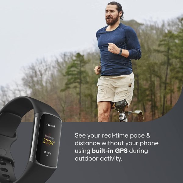 Fitbit Charge 5 Activity Tracker with 6-months Premium Membership Included, up to 7 days battery life and Daily Readiness Score