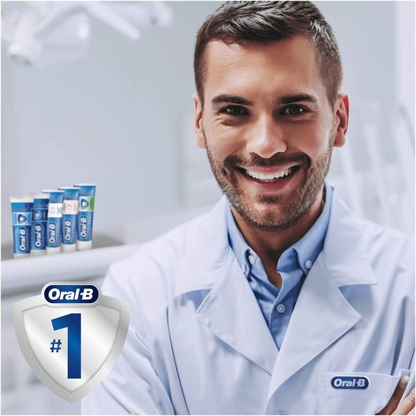 Oral-B Pro-Expert Toothpaste, Professional Protection, 500 ml (125 ml x 4), Maximum Teeth Protection & Strengthen, Shipped In Eco-Friendly Recycled Carton, Clean Mint