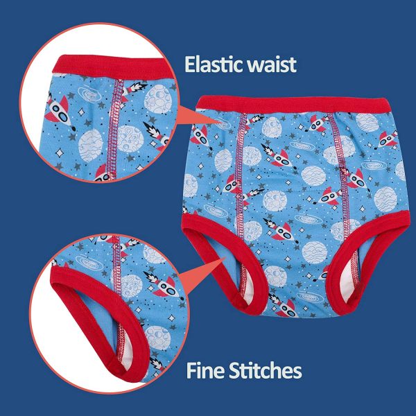 FLYISH DIRECT Potty Training Pants for Boys Girls Toilet Training Pants Baby Training Pants Toddler Training Pants Reusable Training Pants, 2 years, 8 packs - Image 2