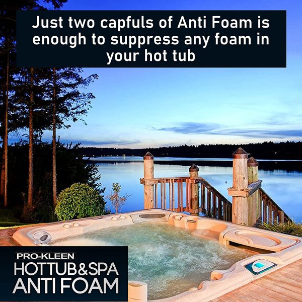 Pro-Kleen Hot Tub & Spa Anti Foam 1L - Defoams Hot Tubs & Spas - Suitable for all Hot Tubs & Spas - Easy To Use - Image 6