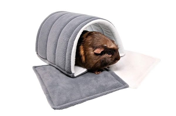 Guinea Pig and small animal fleece tunnel with two WATERPROOF pads made by ATALAS - Image 2