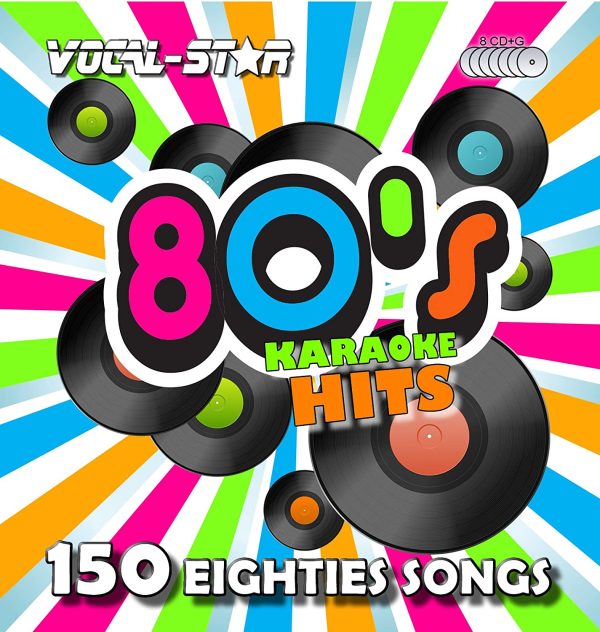 Karaoke CD Disc Set With Words - Hits From the 80's 1980`s - 150 Songs 8 CDG Discs By Vocal-Star - Image 3