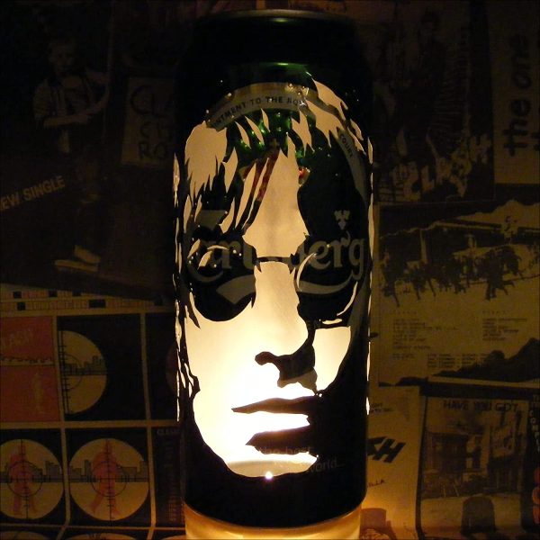 Liam Gallagher Beer Can Lantern! Oasis, As You Were, Pop Art Portrait Candle Lamp - Unique Gift! - Image 5