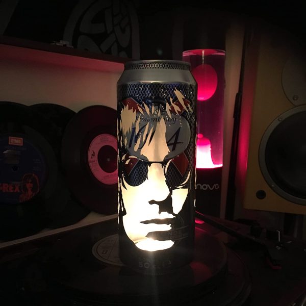 Liam Gallagher Beer Can Lantern! Oasis, As You Were, Pop Art Portrait Candle Lamp - Unique Gift! - Image 4