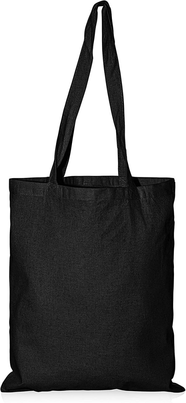 IMFAA Plain Tote Medium(40x36+60)Cm 100% Cotton Canvas Reusable Shoulder/Hand Tote Shopping Bags. - Image 3