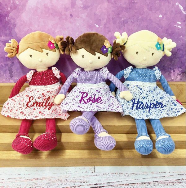 Personalised Rag Doll personalised gifts for baby girl - Image 4