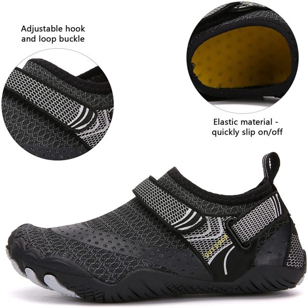 QIMAOO Barefoot Skin Water Shoes Socks, Men Women Quick Dry Water Sport Shoes, Unisex Aqua Shoes for Swim Surf Yoga Beach Running Boating Snorkeling Diving - Image 3