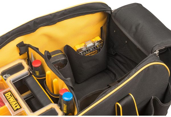 Dewalt DWST1-79210 Duffel Trolley Bag with Wheels, Yellow/Black, Large 26-Inch - Image 7