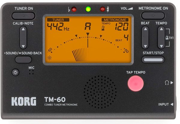 KORG TM60-BK Combo Tuner Metronome - Black - Image 5