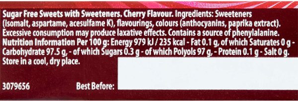 Halls Sugar Free Cherry Menthol Action Sweets, 32g - Image 4