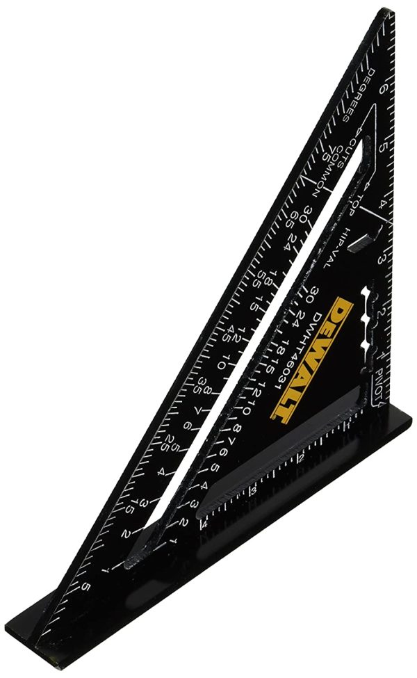 DEWALT DWHT46031 Aluminum 7-inch Premium Rafter Square