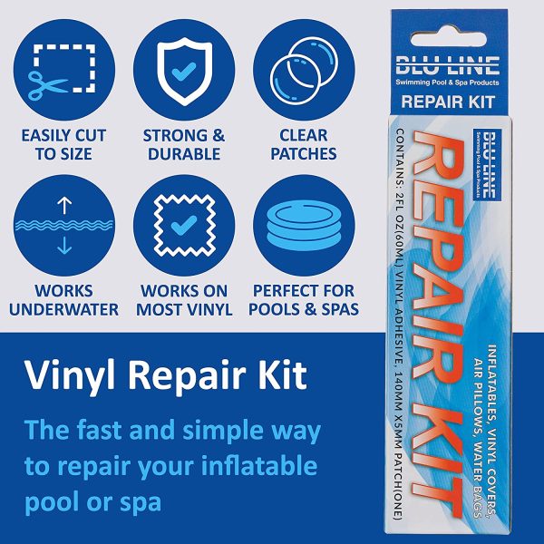 Blu Line Inflatable spa hot tub repair kit swimming pools - Image 4