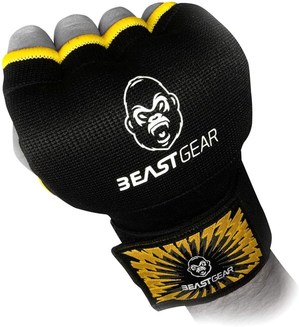 Beast Gear Advanced Inner Boxing Gloves Gel Mitts for Combat Sports, MMA and Martial Arts