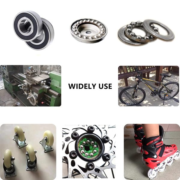 570 PCS 304 Stainless Steel Precision Bearing Balls, Kits of Steel Balls, for Bearing of Bicycles, Skates - Image 2