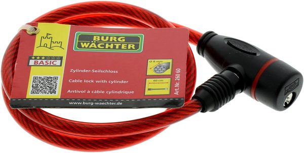 Burg-W?chter 260 60, 11700 Bike Lock, Assorted color