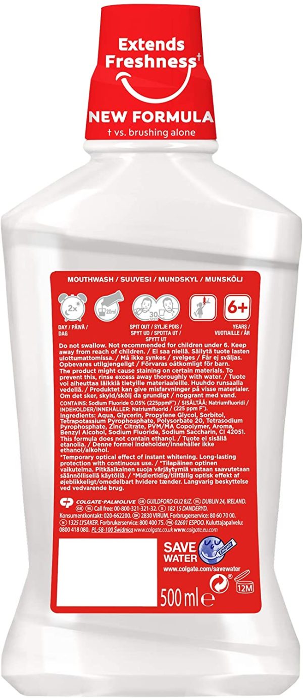 Colgate Max White Expert Whitening Mouthwash 1x500ml - Image 4