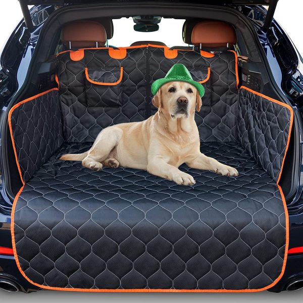 Car Boot Protector For Dogs  Car Boot Liners Nonslip Waterproof Dog Car Seat Cover Blanket With Side Protection Durable Antifouling Boot Liner For Dogs Easy To Clean Car Truck SUV - Image 3