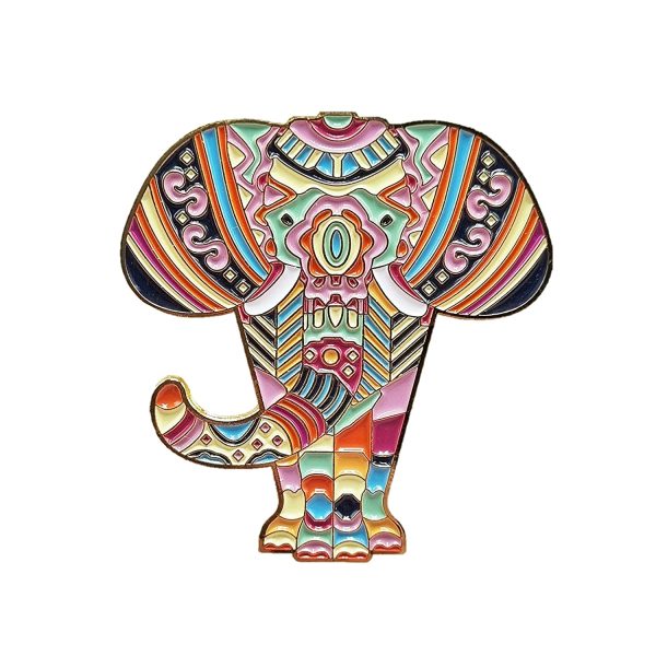 Meloca Designs Mandala Elephant Needle Minder for Cross Stitch, Embroidery, Sewing, Quilting, Needlework and Haberdashery - Image 3