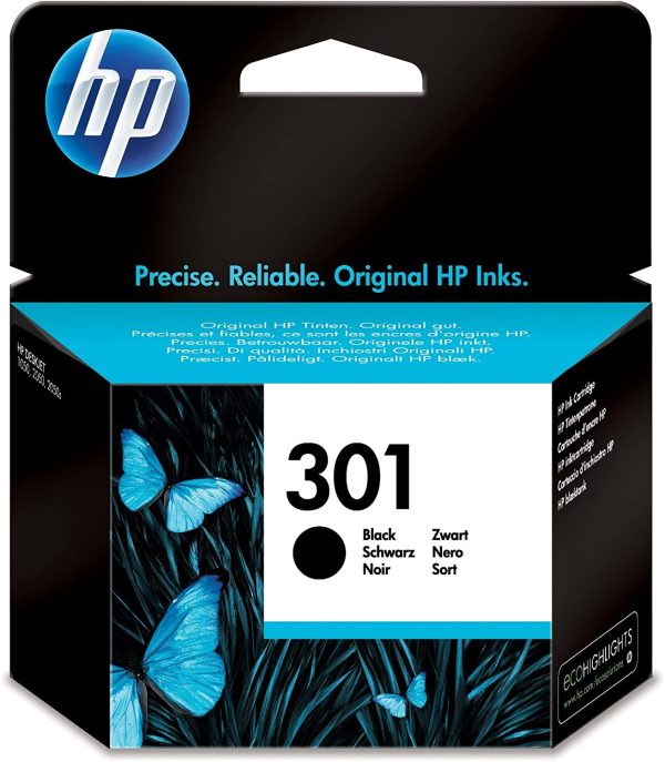 HP CH561EE 301 Original Ink Cartridge, Black, Single Pack - Image 3