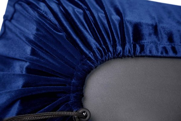 Piano Keyboard Dust Cover for 61-76 Keys Elastic Cord and Stretchable soft velvet dustproof cover blue - Image 6