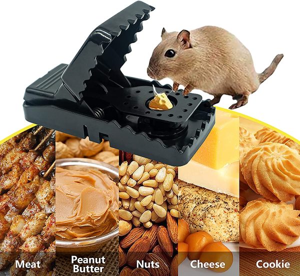 HOMEREVEL- Reusable Mouse Trap, 6 Pack Mouse Traps for Indoors and Outdoors That Kill Instantly, Quick, Effective and Highly Sensitive Rodent Catcher - Image 2