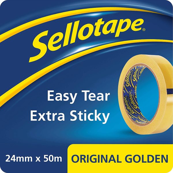 Parcel Tape 3-pack and  Original Golden Sticky Tape - Image 2