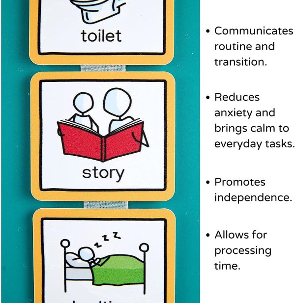 Create Visual Aids Visual Timetable For Home With 35 Picture Cards To Support Communication, Routine and Transition For SEND, Speech and Language, ASD, Autism, Preschool - Image 6