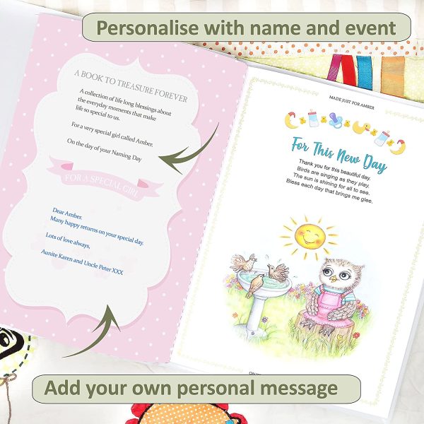 Personalised Naming Day Gift Book of Daily Blessings for Children, Keepsake, Naming Ceremonies - Image 3