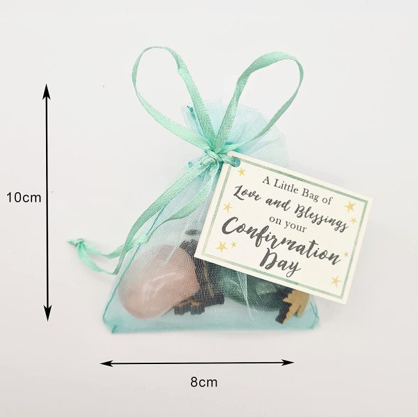 Confirmation Gift Bag of Love and Blessings - Gemstones Keepsake with Mini Card - Image 2