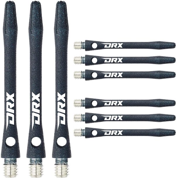 RED DRAGON DRX Coated Aluminium Dart Stems (Shafts) - 2 sets per pack (6 Stems in total) - Image 4