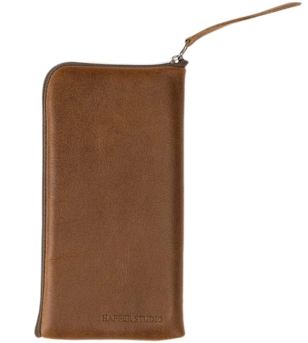 Leather Case for iPhone 13 Pro Max. Soft Lined Pouch - Image 2