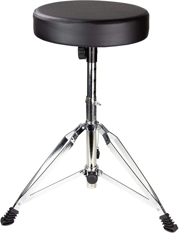 RockJam DP-001 Adjustable Drum Stool Drum Throne with Padded Seat - Image 6