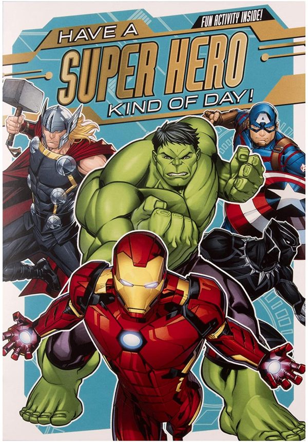 Marvel's Avengers Birthday Card for Kids from  - With Activity - Image 3