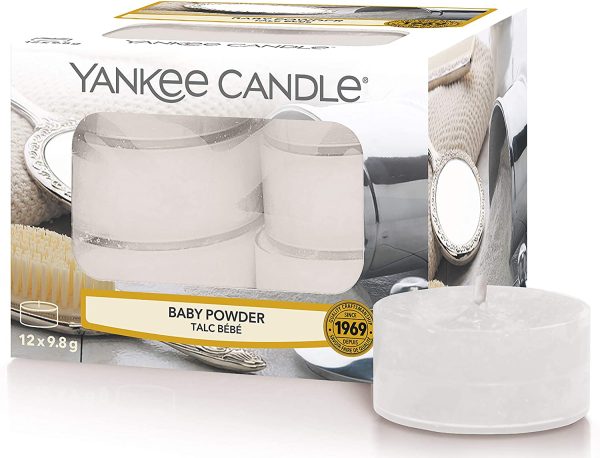 Tea Light Scented Candles | Baby Powder | 12 Count - Image 9