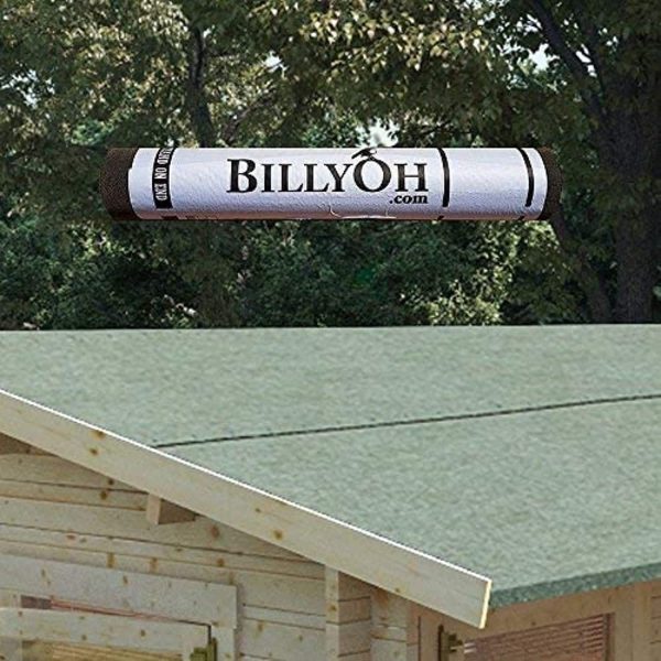 BillyOh Roofing Felt Green Mineral Standard Grade Shed Roofing Felt 5m + Roofing Clout Nails Tacks - Image 2