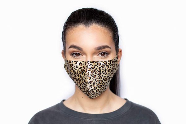 HABAC STUDIO - 100% Mulberry Silk Face Mask, Face Masks Washable UK, Reusable Face Mask, Mens Face Mask, Silk Mask, Masks for Women, Silk Face Covering, Face Masks, Nose Wire, Leopard Print - Image 7