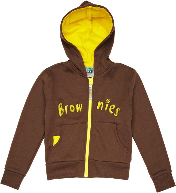 Brownies Girl's Hooded Sweatshirt - Image 2