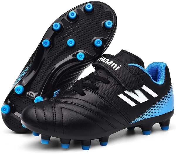 Boys Football Boots Shoes Kids Girls FG/AG Soccer Athletics Sport Shoes Training Shoes Running Shoes Teenager Indoor Outdoor Football Shoes Sneakers for Unisex - Image 2