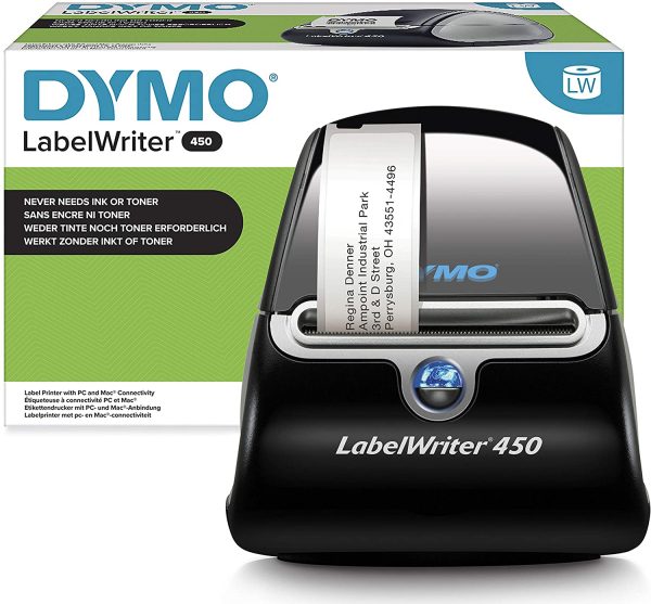 DYMO LabelWriter 450 Thermal Label Printer, Prints 51 LW Labels Per Minute - Image 4